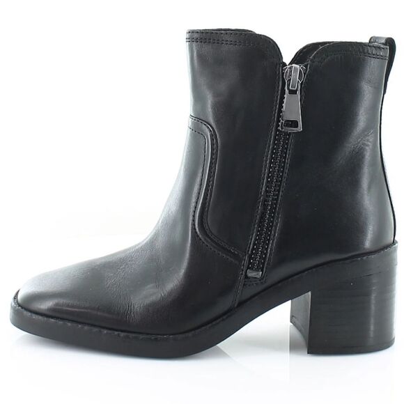 New Naturalizer Emmy Women's Boots Black Leather zip ankle bootie size 7.5 - Picture 3 of 7